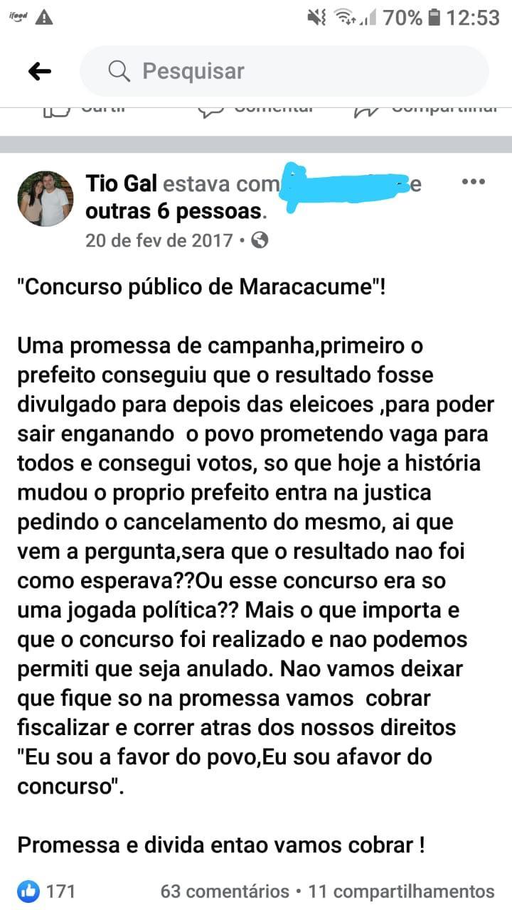 Tio Gal se movimentou, mas juiz manteve sentença e concursados ganham mais forças para conquistarem a nomeação