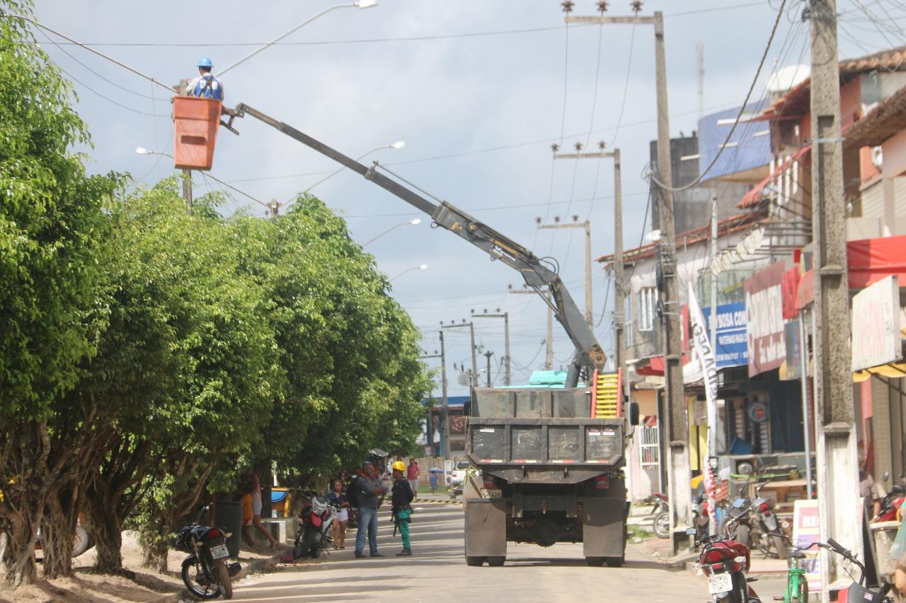 Prefeitura de Centro Novo do Maranhão começa a melhorar o sistema de iluminação com lâmpadas de LED