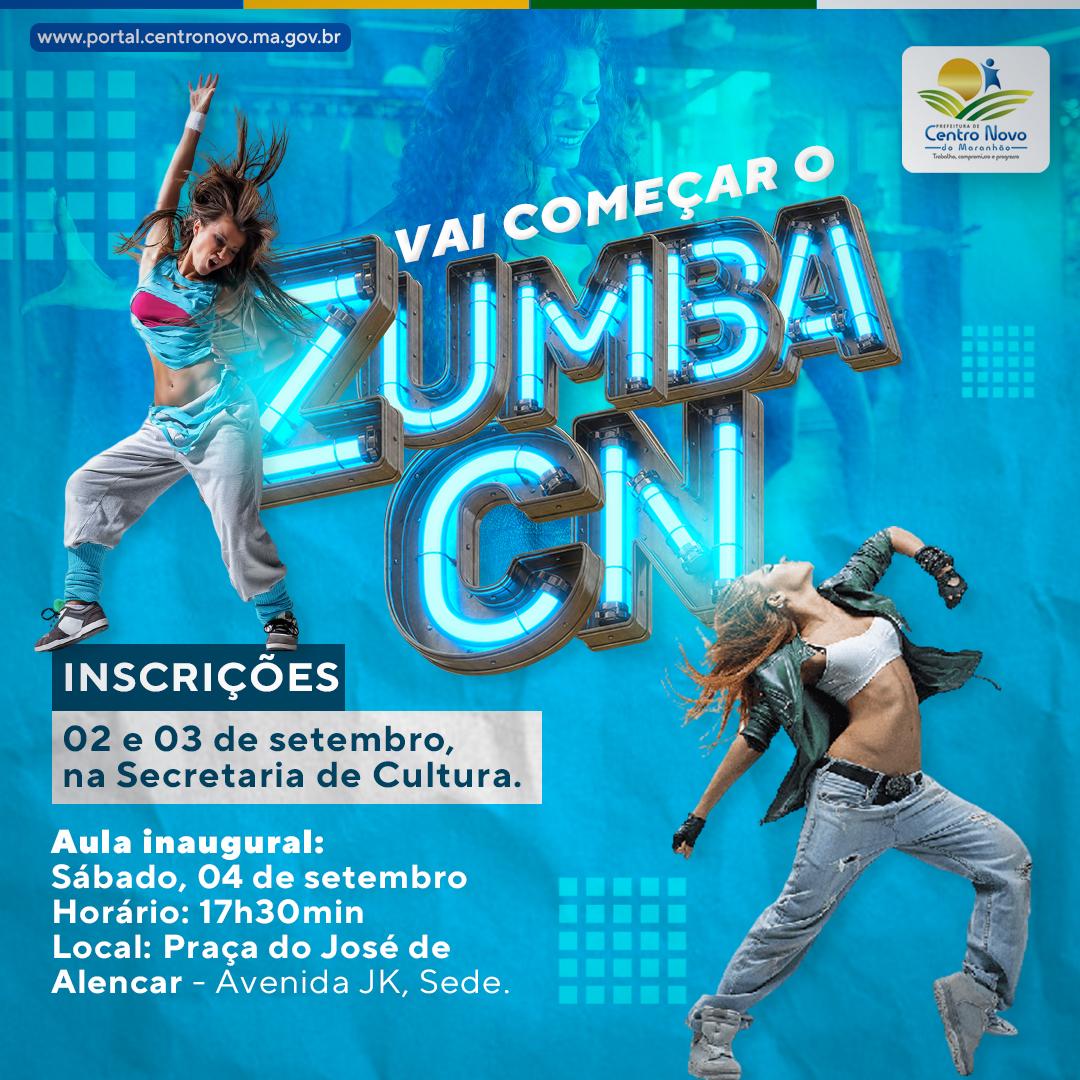 Vai começar o Zumba CN, as inscrições começam nesta quinta, 2