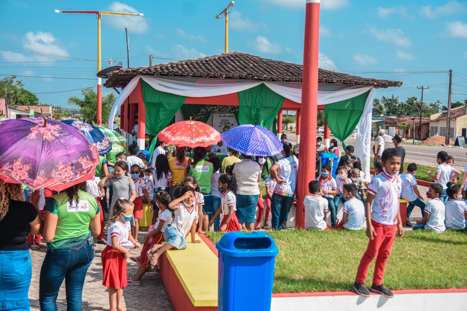 Plante uma esperança! Junco do Maranhão celebrou o Dia da Árvore com plantio de mudas e entrega dos cartões do Agente Jovem Ambiental