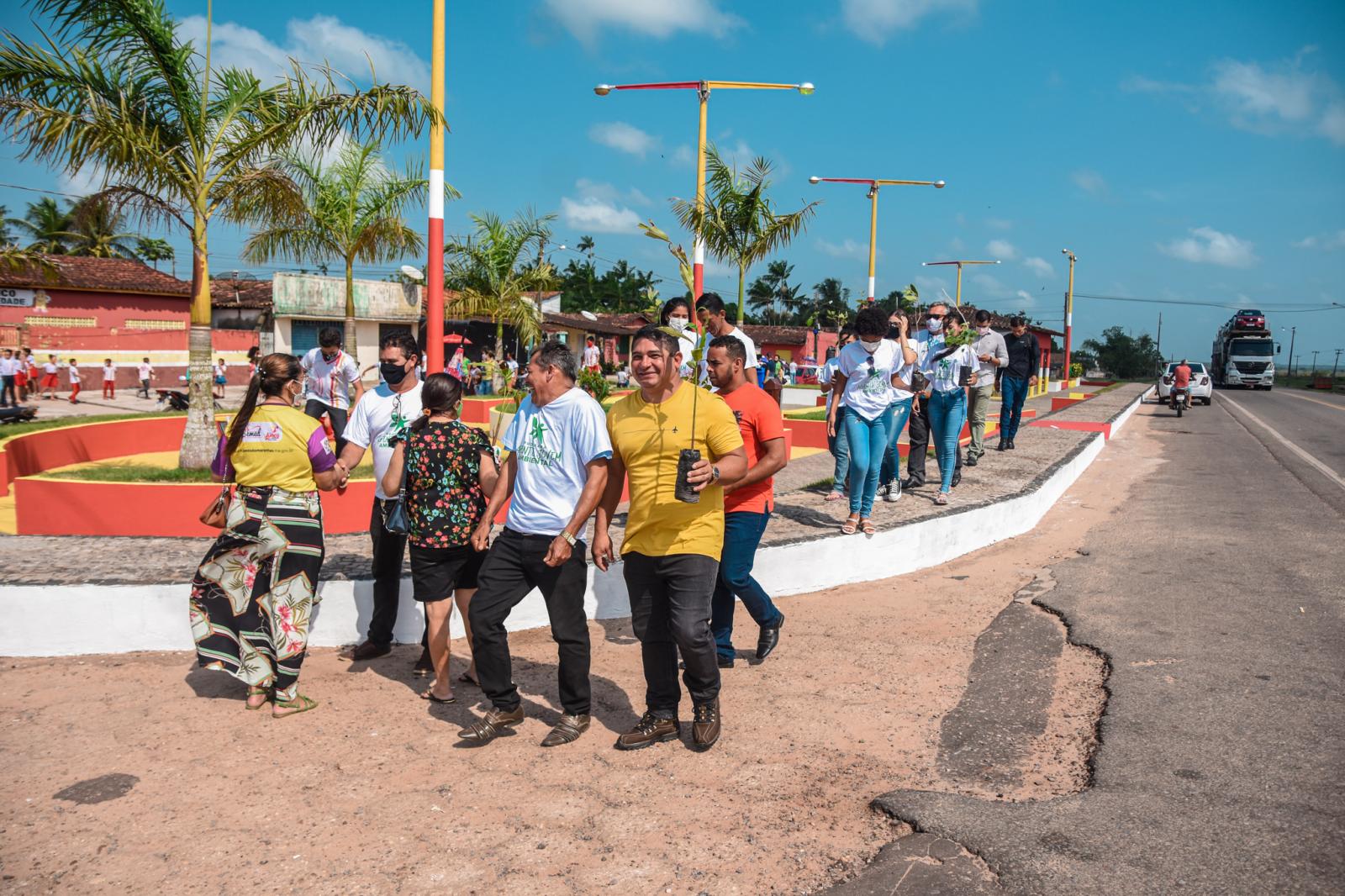 Plante uma esperança! Junco do Maranhão celebrou o Dia da Árvore com plantio de mudas e entrega dos cartões do Agente Jovem Ambiental