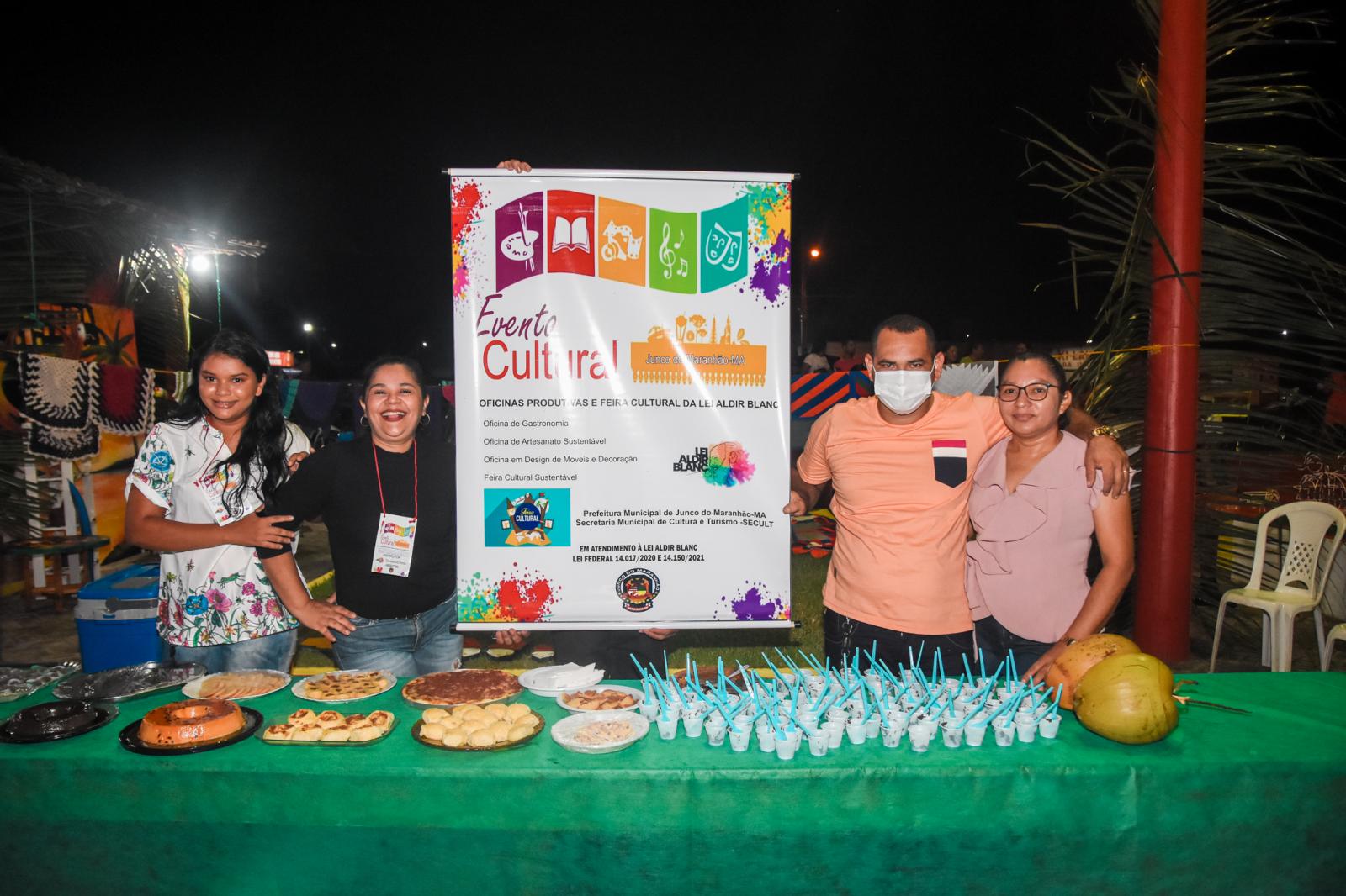 1ª Feira Cultural de Junco do Maranhão exibe talentos e produções dos artistas locais