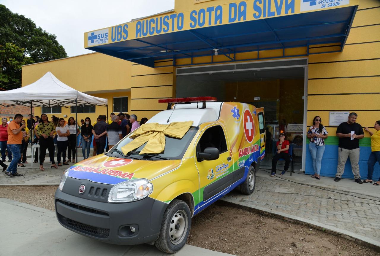 Prefeito Junior Garimpeiro entrega ambulância e inaugura escola em um fim de semana de sonhos realizados