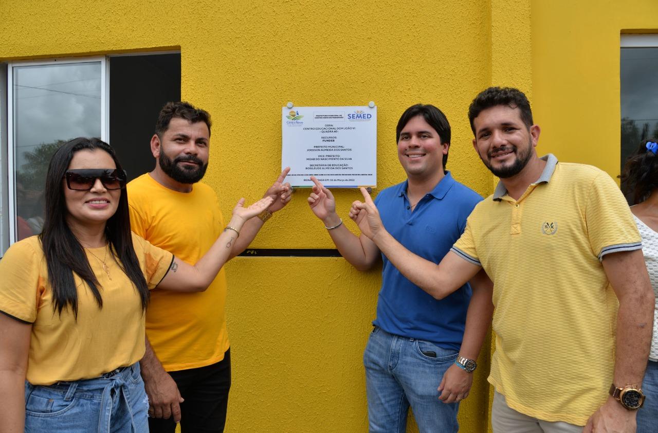 Prefeito Junior Garimpeiro entrega ambulância e inaugura escola em um fim de semana de sonhos realizados