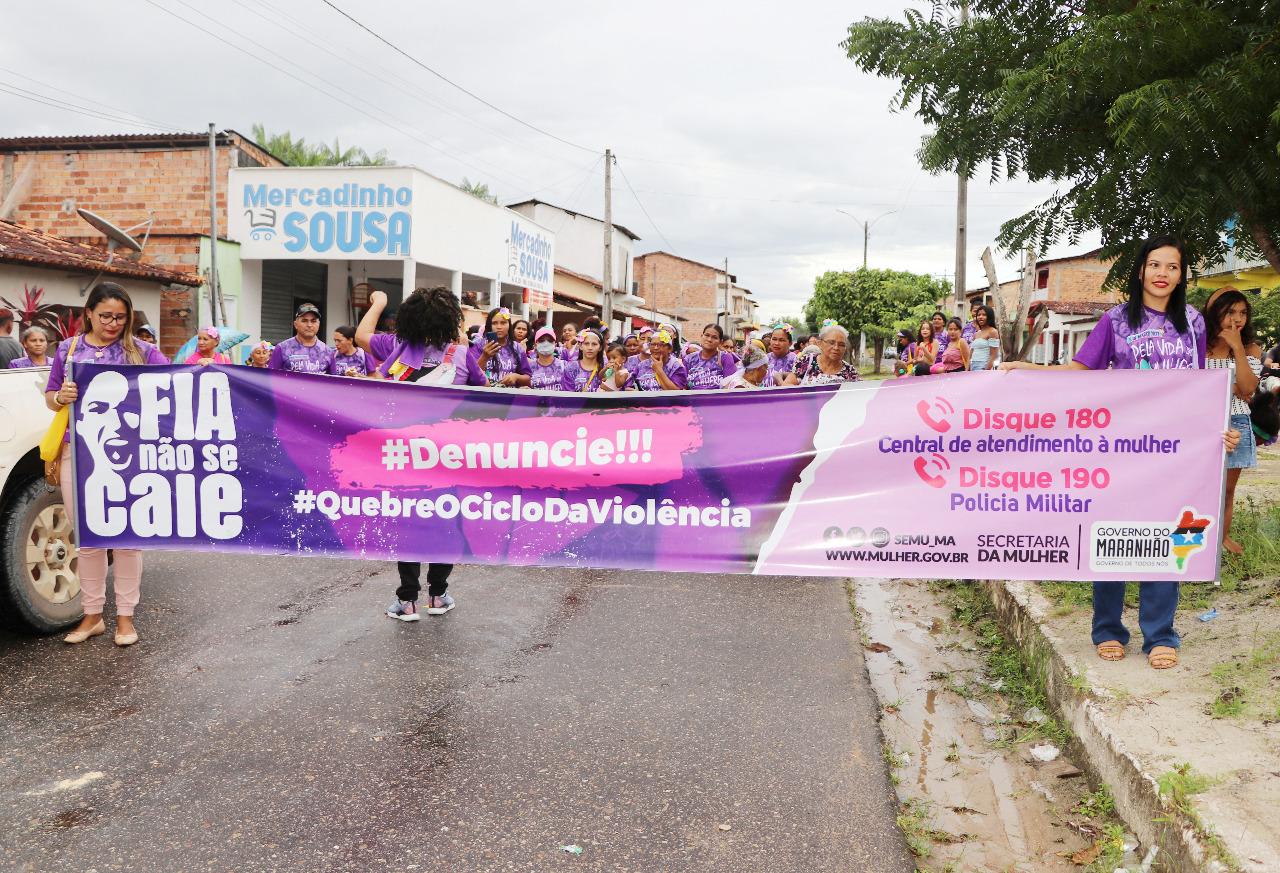 Semana marcada pela caminhada das mulheres centronovenses em prol do fim da violência contra a mulher