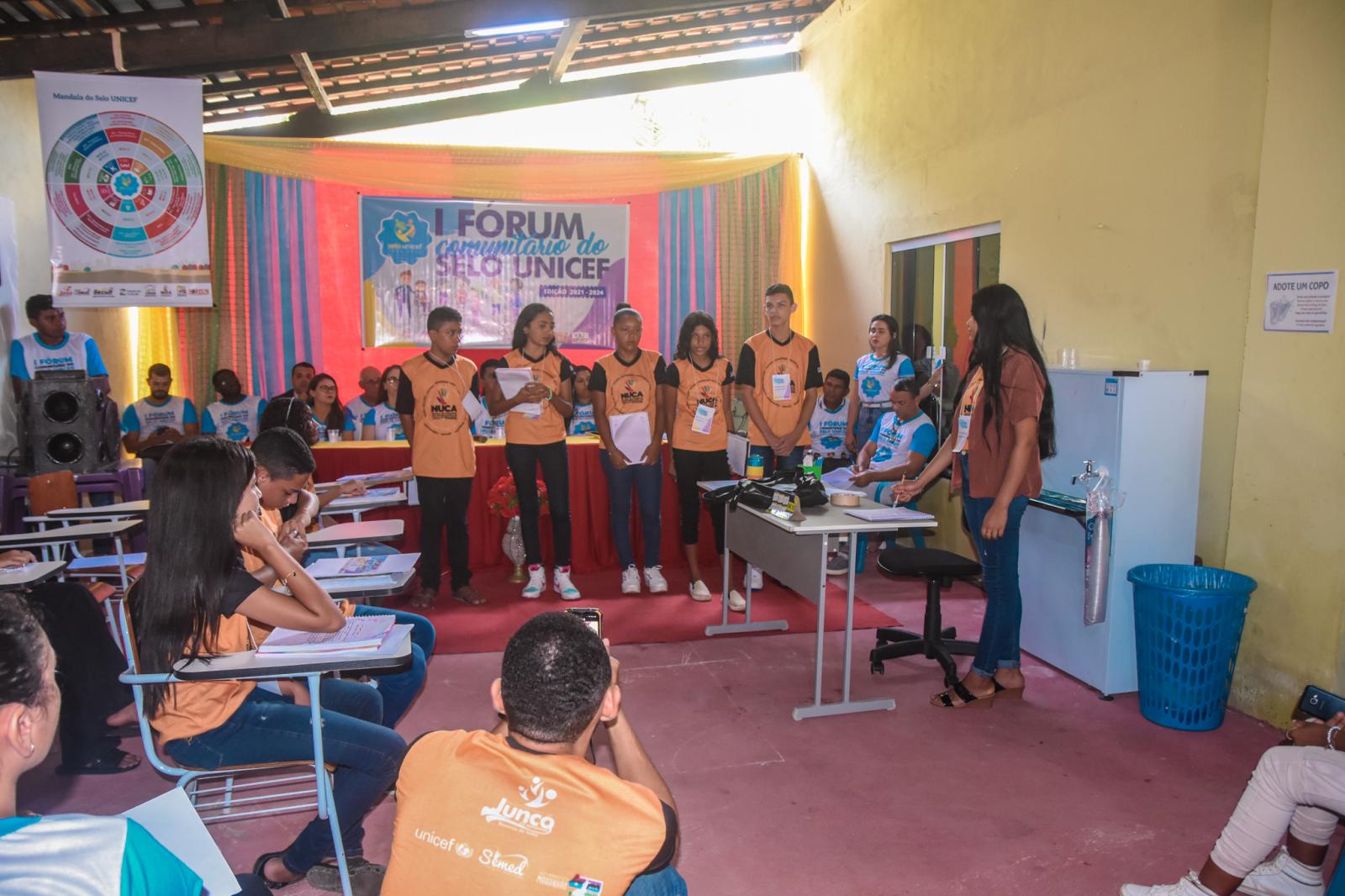 Junco do Maranhão promove o I Fórum Comunitário do Selo Unicef