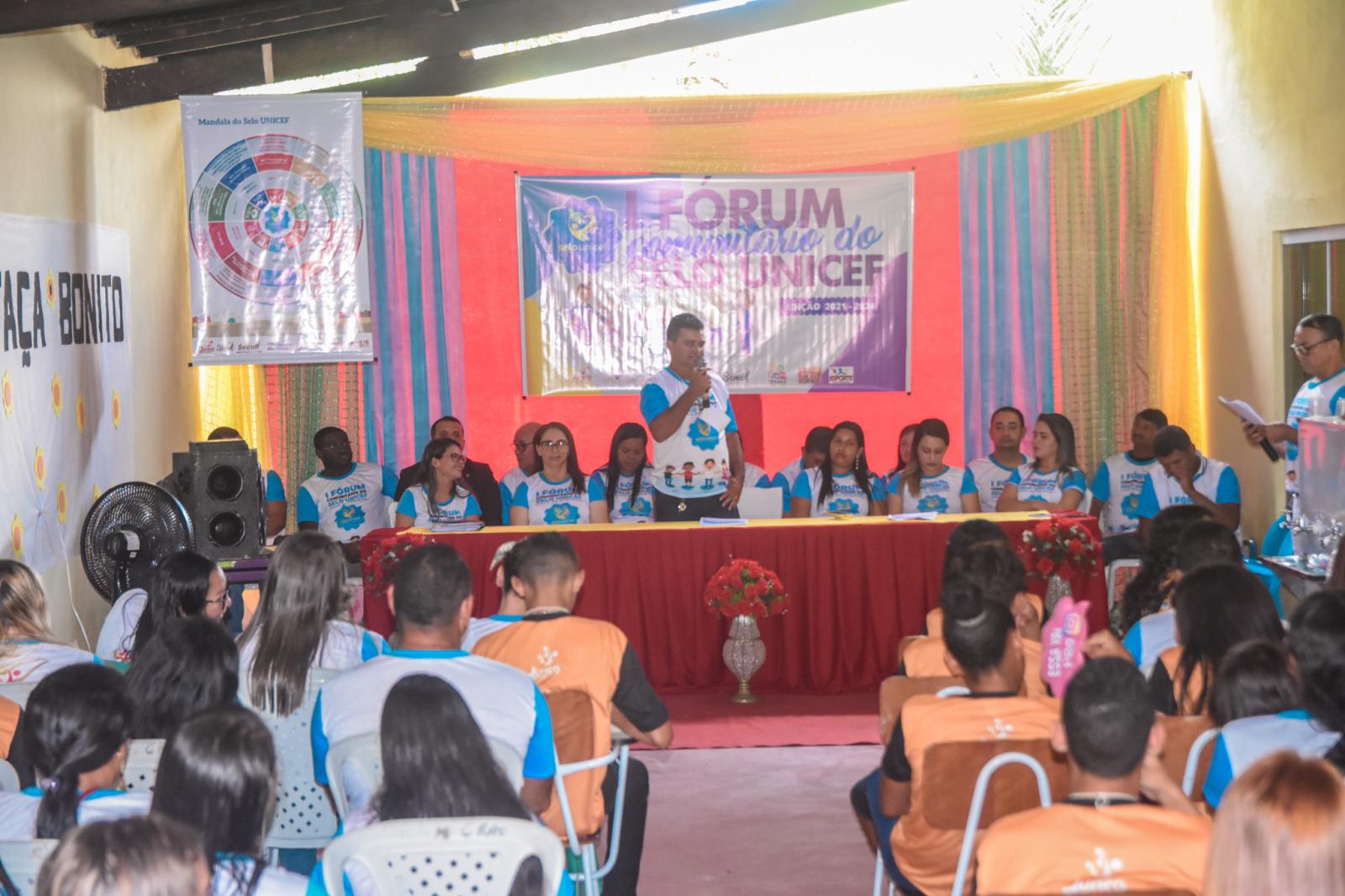 Junco do Maranhão promove o I Fórum Comunitário do Selo Unicef