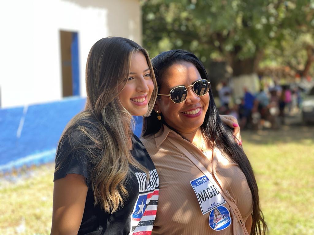 Em Nina Rodrigues, Amanda Gentil participa da abertura do Festejo de São Benedito