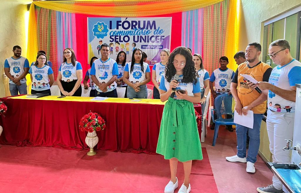 Junco do Maranhão promove o I Fórum Comunitário do Selo Unicef