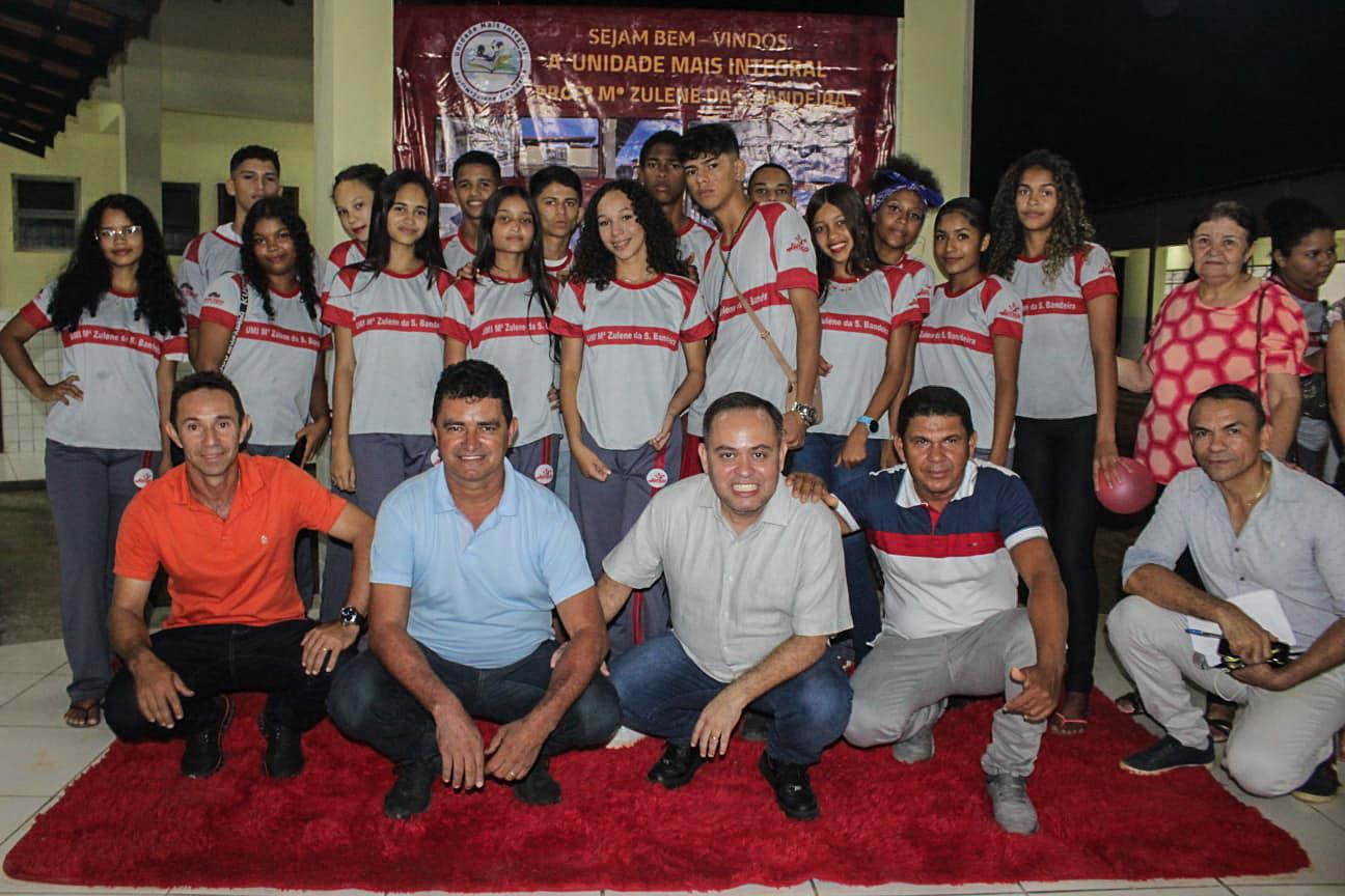 Antonio Filho faz história ao inaugurar a primeira escola em tempo integral de Junco do Maranhão