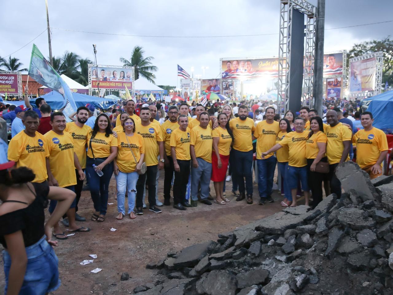 Junior Garimpeiro prestigia Brandão em uma das maiores convenções políticas do Maranhão