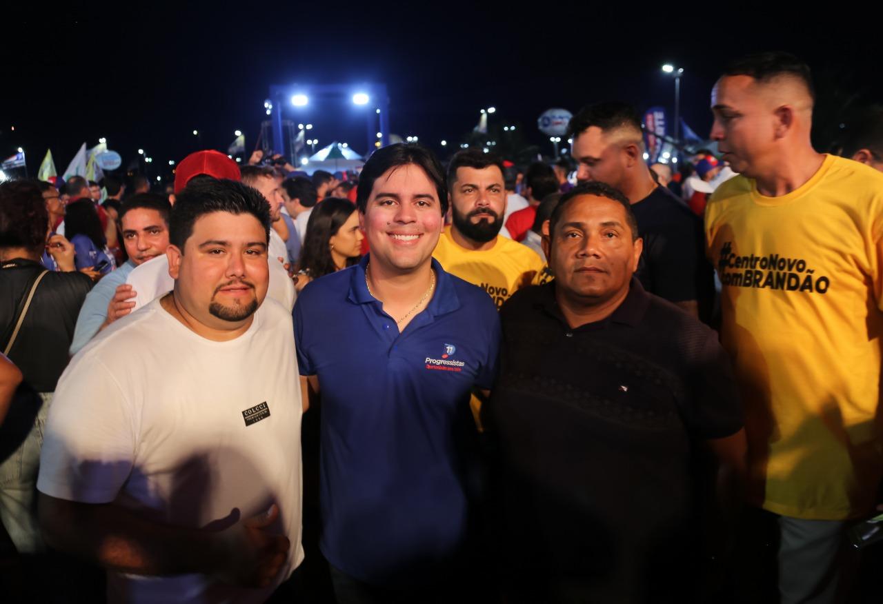 Junior Garimpeiro prestigia Brandão em uma das maiores convenções políticas do Maranhão