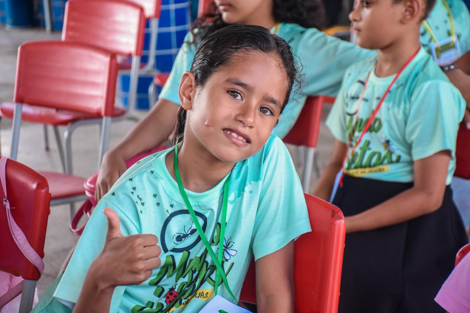 A Escola Cristã de Férias leva orientação e a palavra de Deus as crianças de Maracaçumé