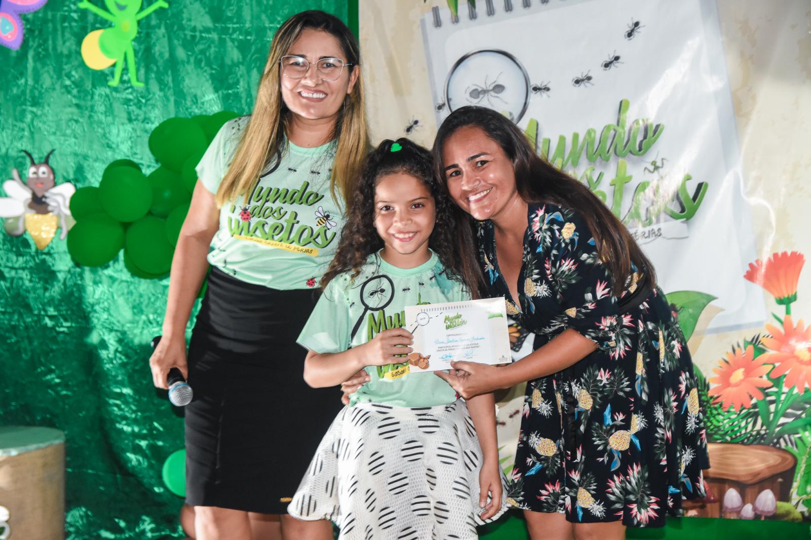 A Escola Cristã de Férias leva orientação e a palavra de Deus as crianças de Maracaçumé