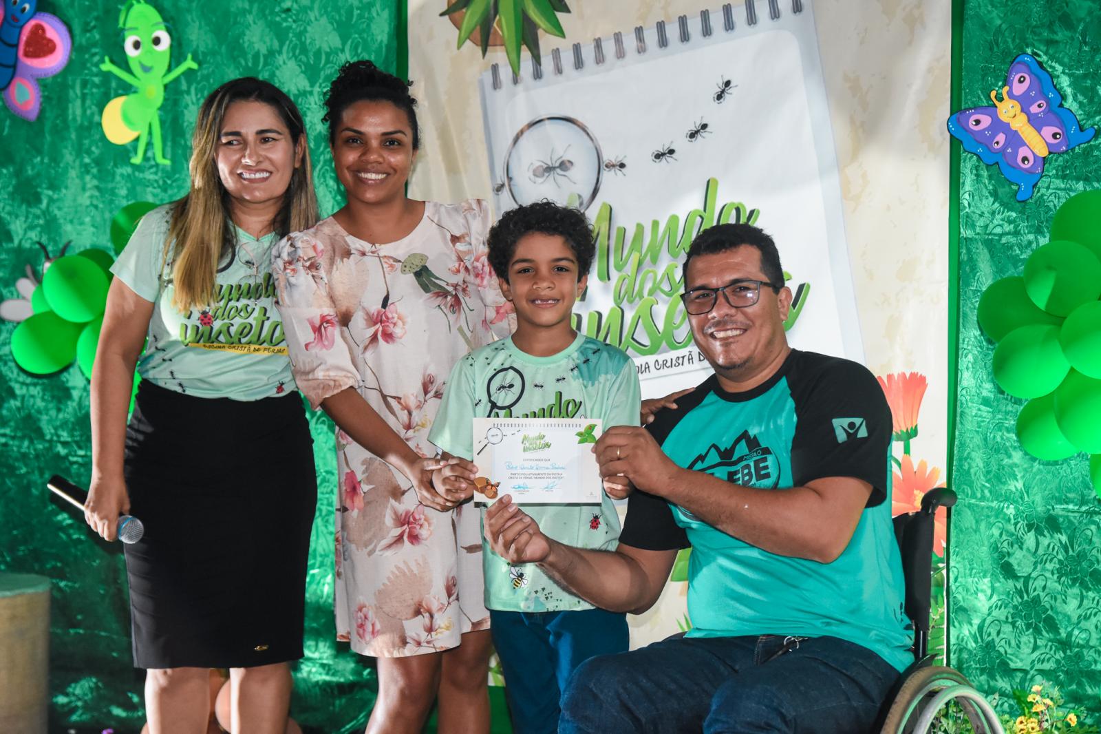 A Escola Cristã de Férias leva orientação e a palavra de Deus as crianças de Maracaçumé