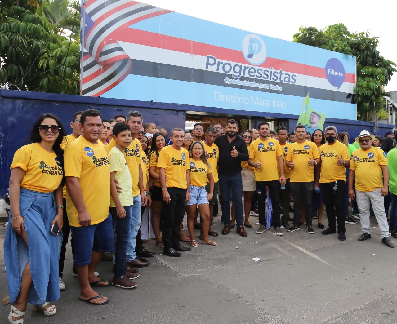 Junior Garimpeiro prestigia Brandão em uma das maiores convenções políticas do Maranhão