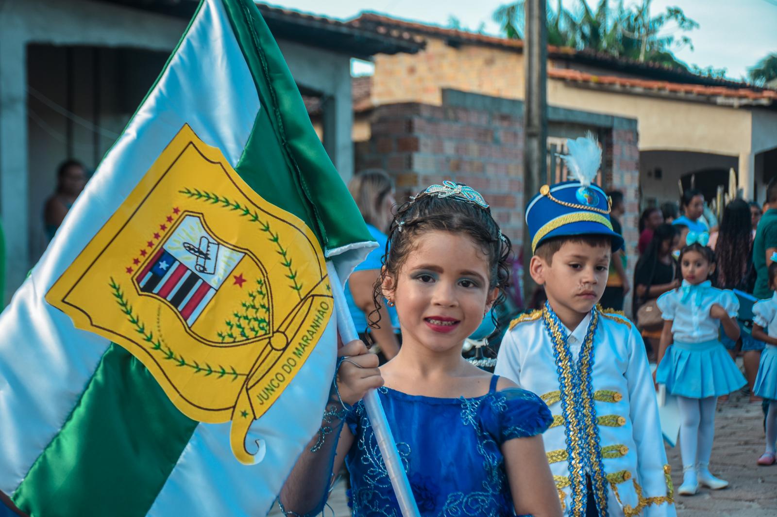 Prefeitura mantém tradição e realiza mais um desfile cívico em Junco do Maranhão