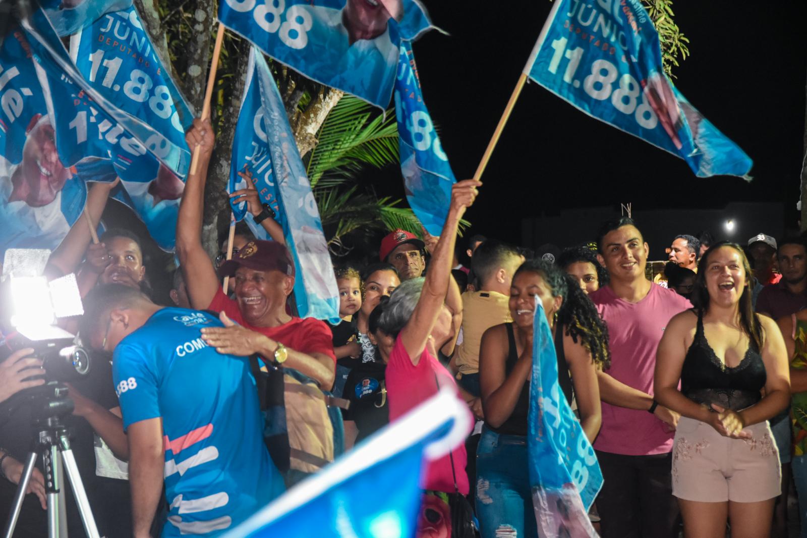 Antonio Filho mostra força política em evento de apoio aos candidatos Cleber Verde e Catulé Júnior