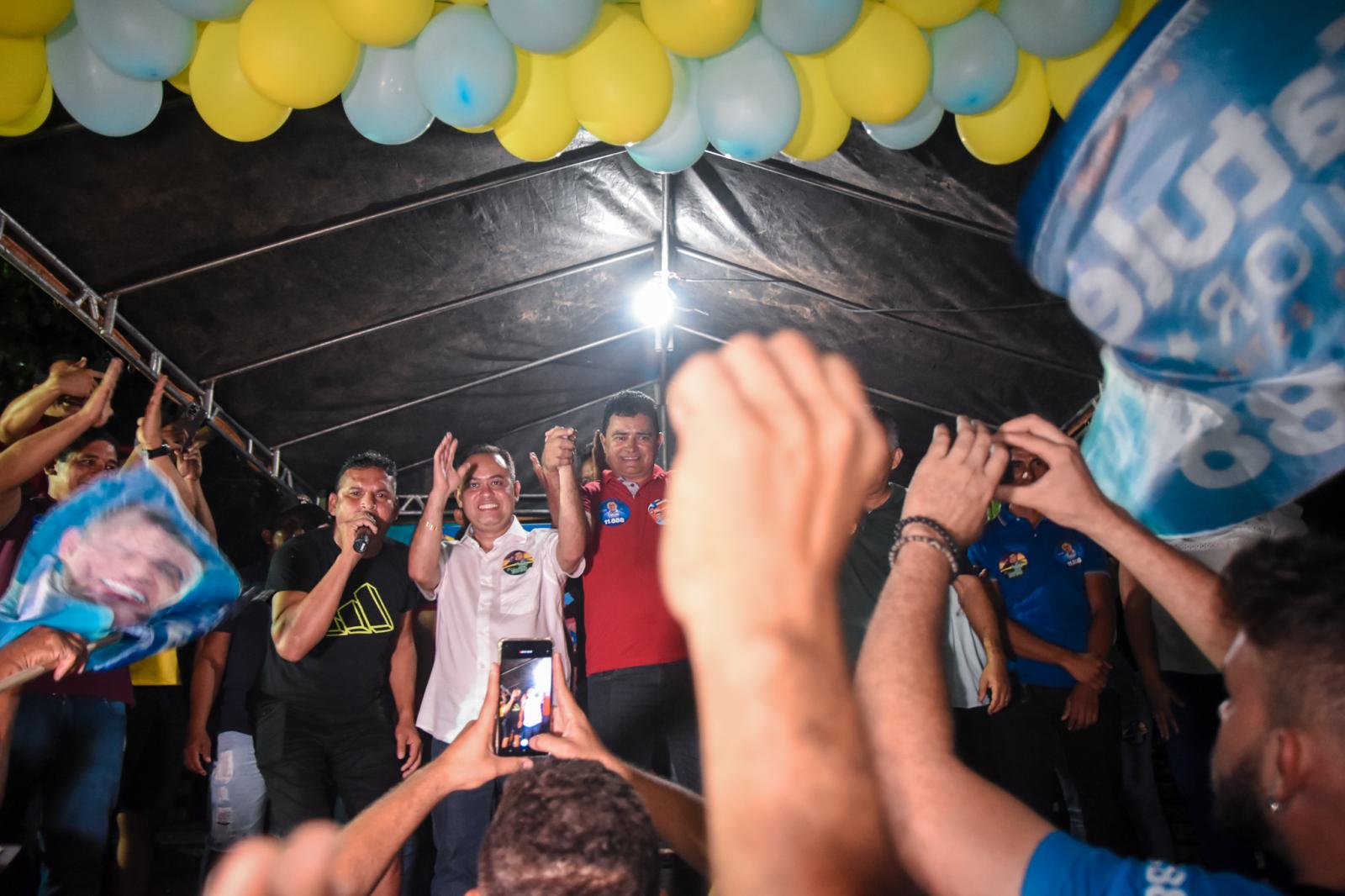 Antonio Filho mostra força política em evento de apoio aos candidatos Cleber Verde e Catulé Júnior