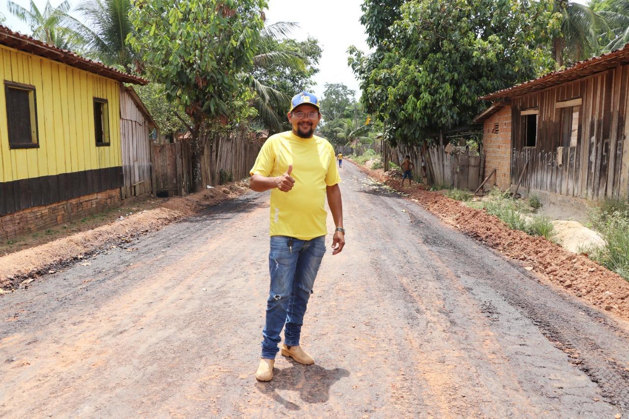 Junior Garimpeiro intensifica ações de melhoria na infraestrutura dos povoados Chega Tudo e Cipoeiro