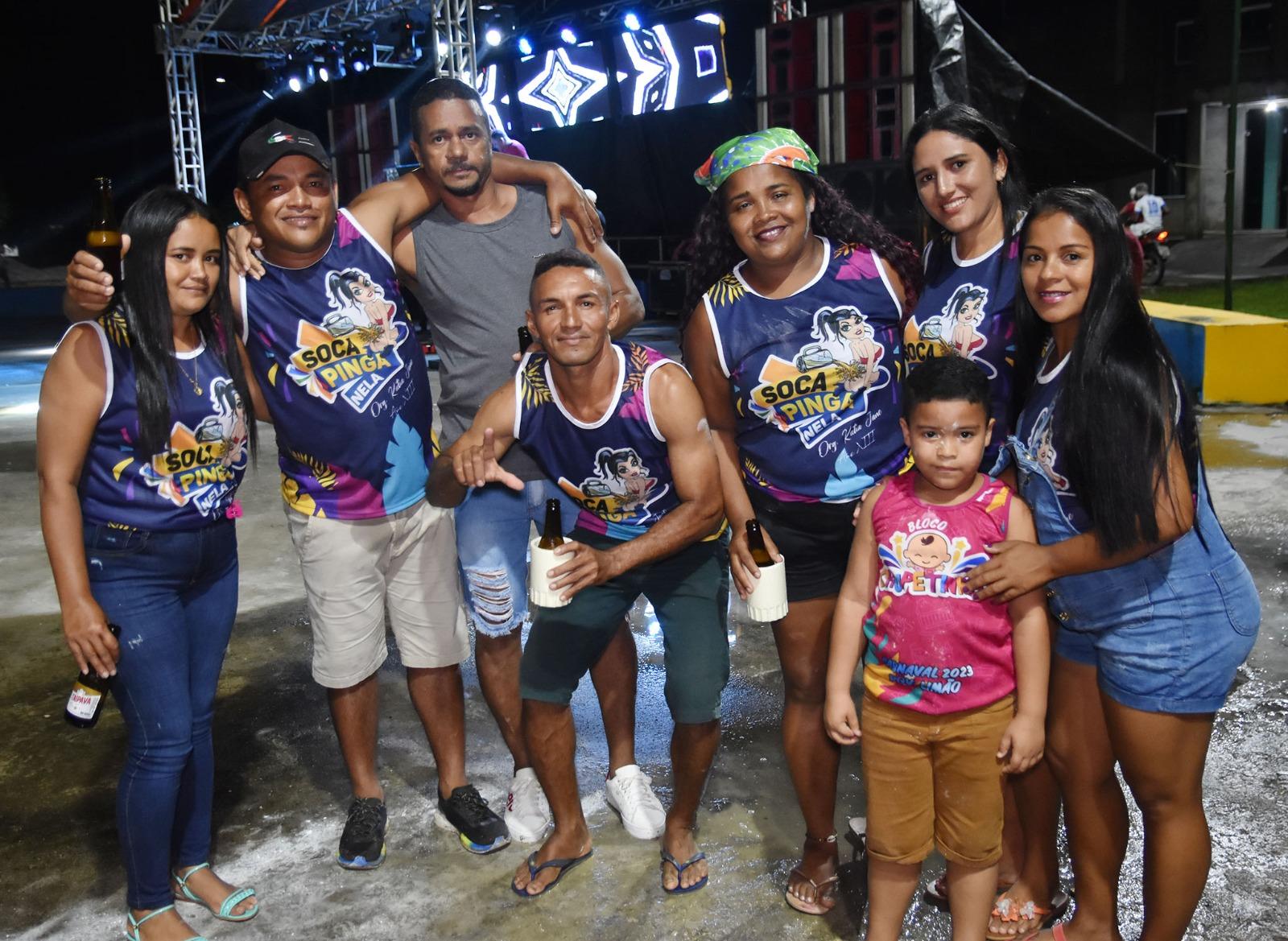 O Centro Folia começou e elevou o nível de alegria dos foliões do Povoado Limão